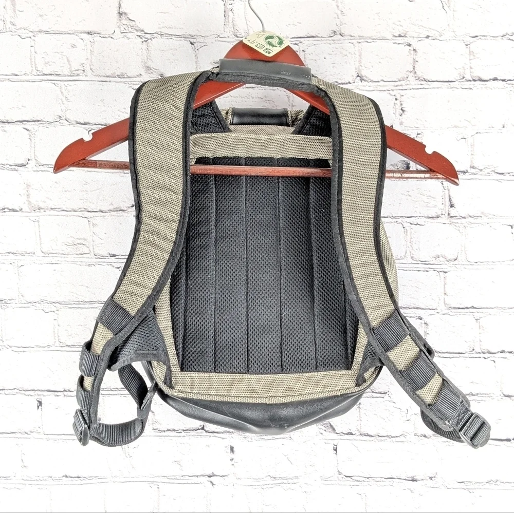 TUMI Black and Silver Backpack, Small